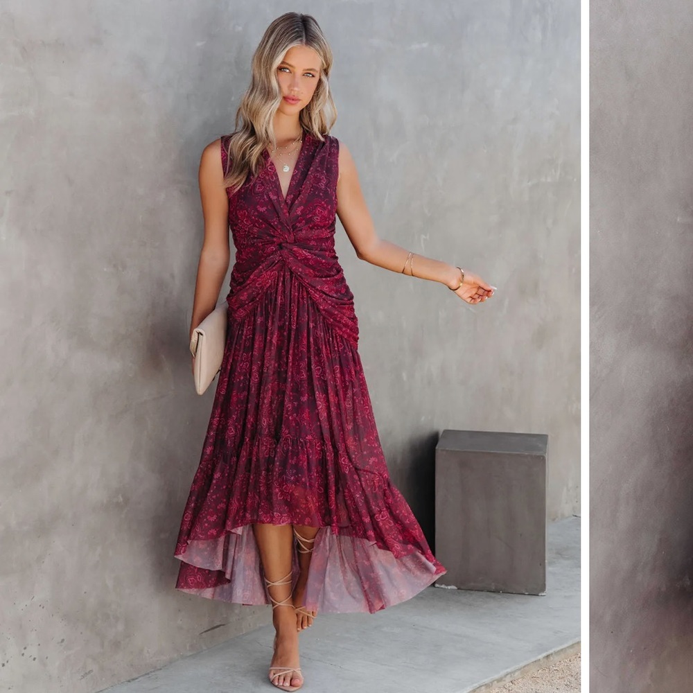 Brand new VICI paisley patterned midi dress.